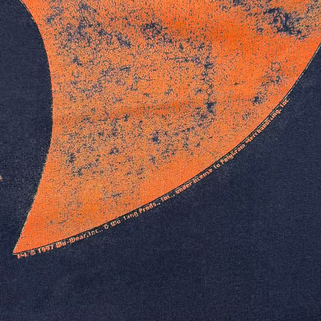 WU-TANG CLAN 1997 ORANGE EMBLEM LOGO NAVY POLYGRAM XL 0194