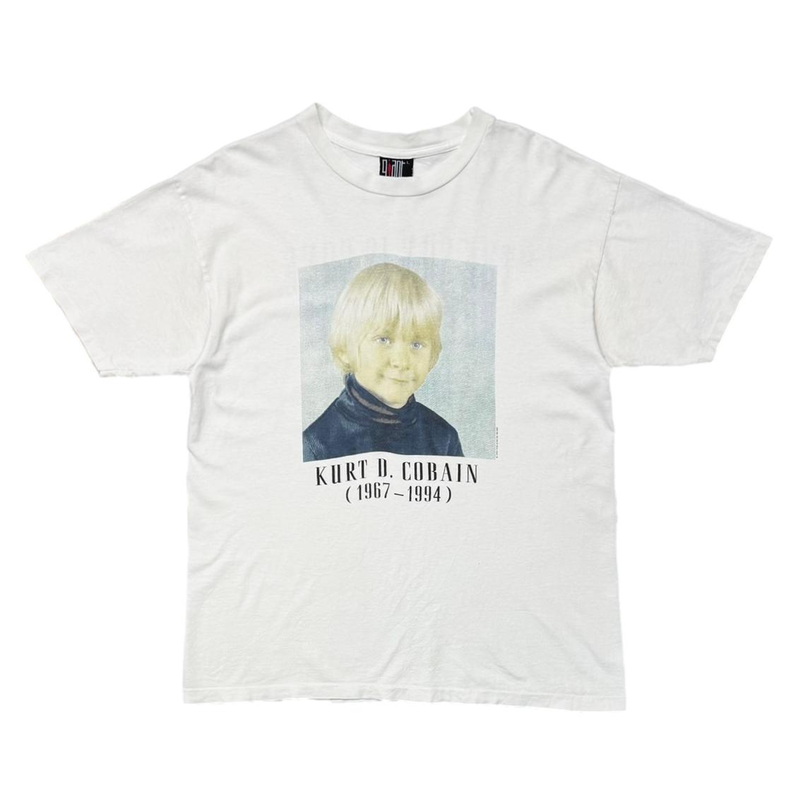  Cobain グラフィック Tシャツ XL 1999年製　giant Kurt Cobain グラフィック Tシャツ XL 1999年製 giant