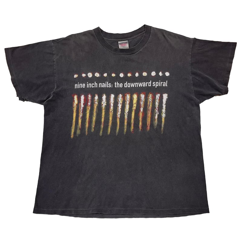 nine inch nails: further down... Tシャツ NINE INCH NAILS FURTHER DOWN THE SPIRAL ALL SPO