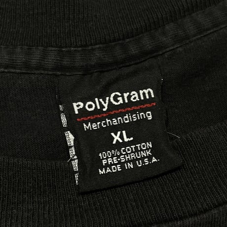 WU-TANG CLAN 1997 BLUE LOGO TEE POLYGRAM XL 8746