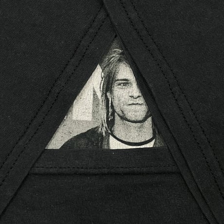 KURT COBAIN NIRVANA TEENAGE THE END OF MUSIC 2002 TEE FITS XL BLACK  1110