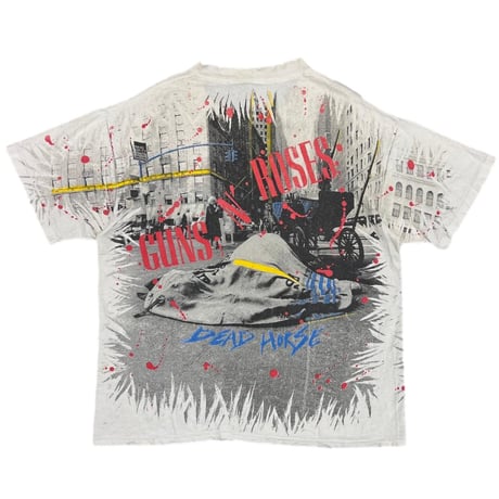 GUNS N' ROSES 1992 DEAD HORSE OVP WHITE BROCKUM XL 2446