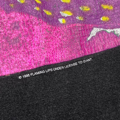 THE FLAMING LIPS 1995 BLACK GIANT BY TULTEX XL 4321