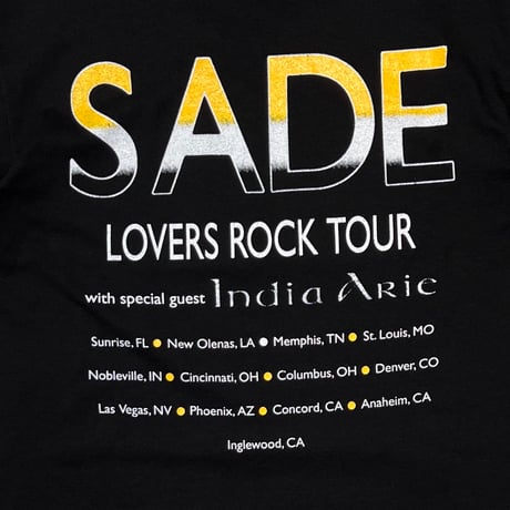 SADE LOVERS ROCK TOUR GILDAN LARGE 6038
