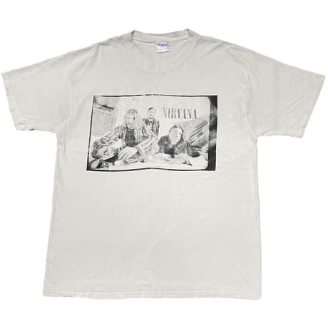 NIRVANA 1996 MEMBERS PORTRAIT WHITE ALL SPORT XL 6416
