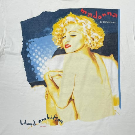 MADONNA 1990 BLOND AMBITION PRESENTED BY PIONEER WHITE ANVIL XL 3554