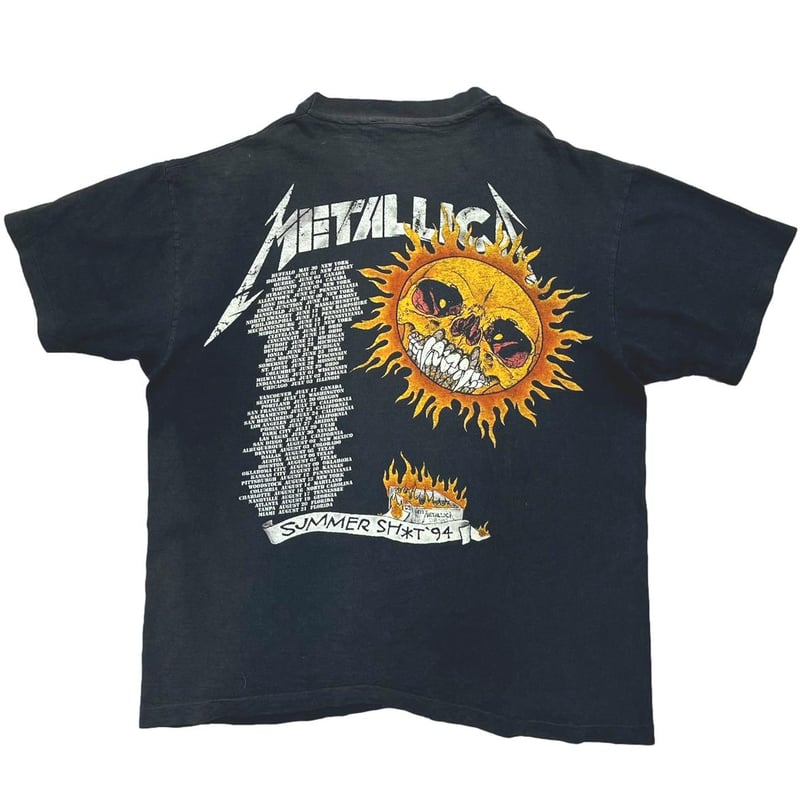 METALLICA PUSHEAD SUMMER SHIT TOUR 1994 FLAME S