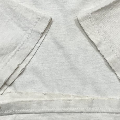 OLD NIKE 90's SHOULDER DUNK TEE WHITE LARGE 6893