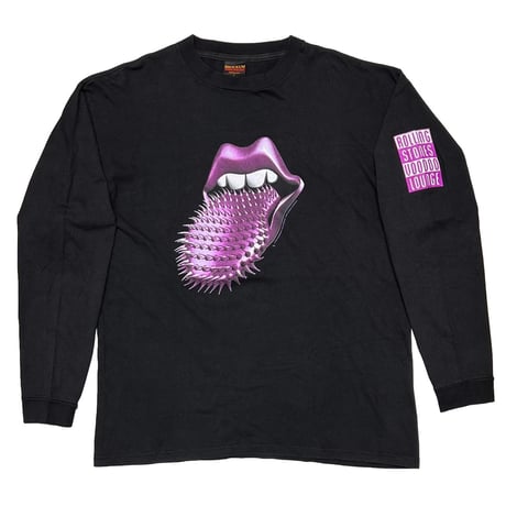 ROLLING STONES 1994 SPIKE LIP & TONGUE VOODOO LOUNGE LS BROCKUM LARGE 8626