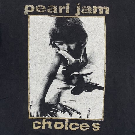 PEARL JAM 1992 CHOICES JERZEES LARGE 7715