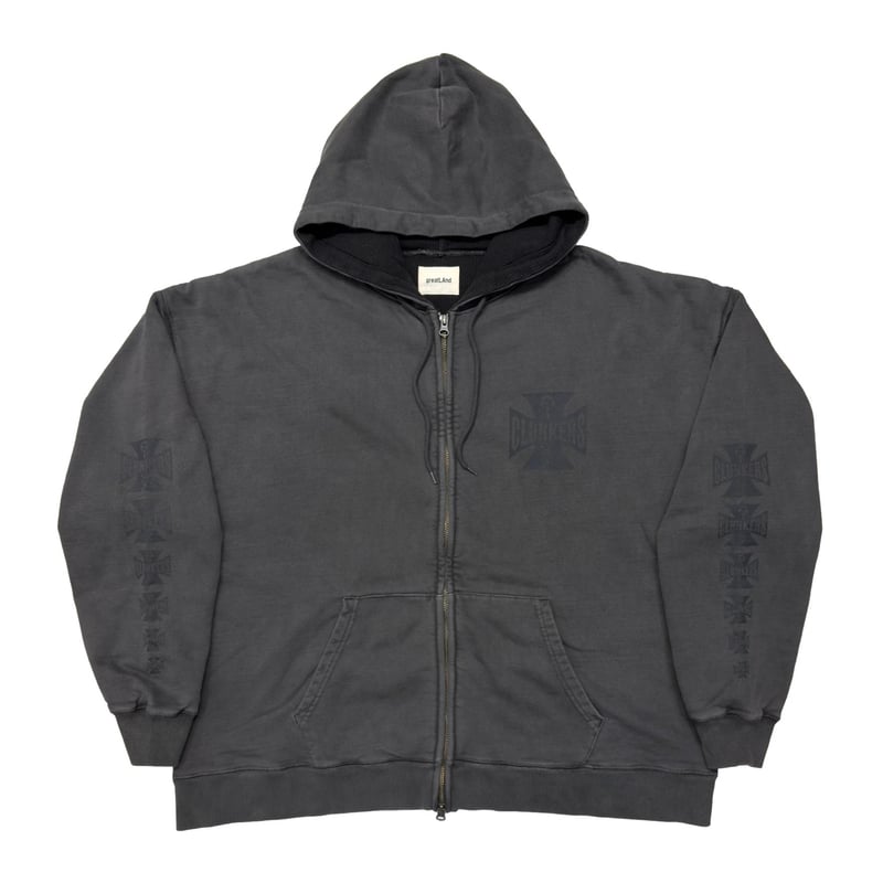greatLAnd ORIGINAL CLUNKERS ZIP HOODIE / DOUBLE