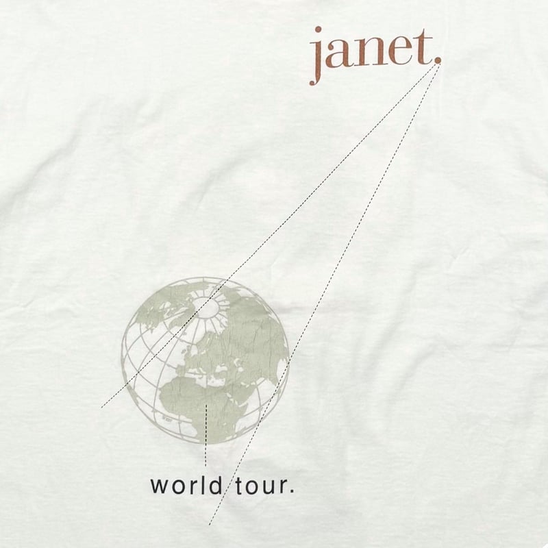JANET JACKSON WORLD TOUR WHITE CRYSTAL KNITS LA