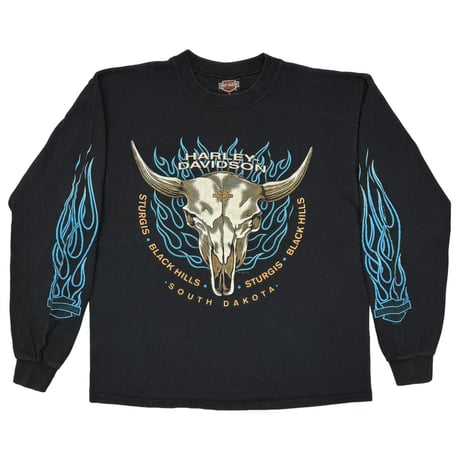 HARLEY DAVIDSON 1996 STURGIS BLUE FLAME SOUTH DAKOTA LS LARGE 3021