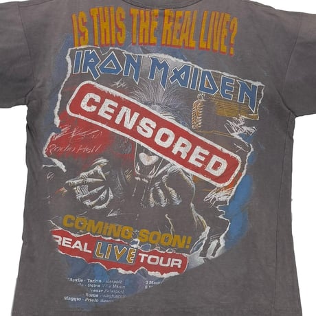 IRON MAIDEN CENSORED RIAL LIVE TOUR BOOTLEG FITS LARGE 3758