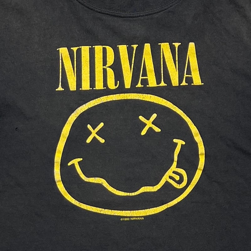 NIRVANA Lサイズ 1992年製スマイル NIRVANA Lサイズ 1992年製スマイル NIRVANA Lサイズ 1992年製