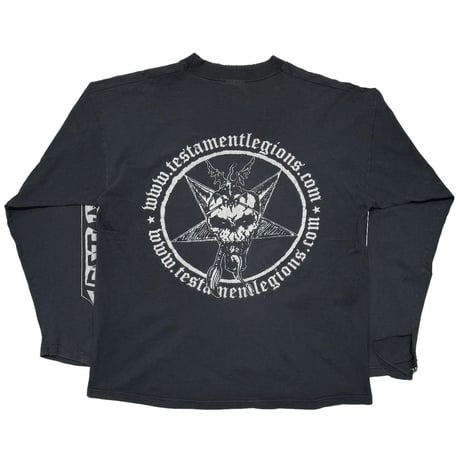 TESTAMENT TESTAMENTLEGIONS.COM LS BLACK SCREEN STARS LARGE 6641