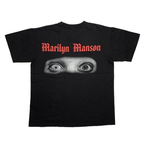 MARILYN MANSON BOOTLEG BACK EYES PRINT TEE XL 6592