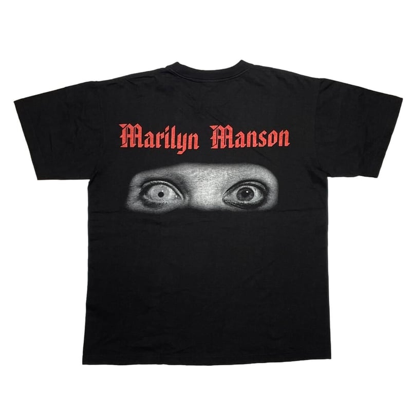 MARILYN MANSON BOOTLEG BACK EYES PRINT TEE XL 6 MARILYN MANSON BOOTLEG BACK EYES PRINT TEE XL 6