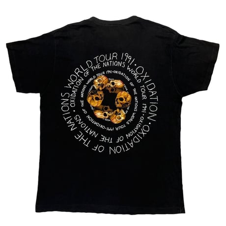 MEGADETH OXIDATION OF THE NATIONS WORLD TOUR 1991 FITS XL 9821