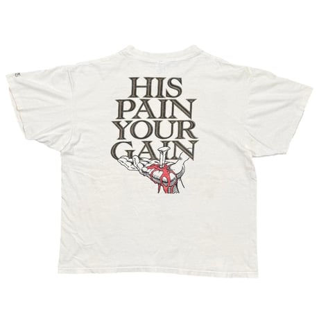 LORD'S GYM HIS PAIN YOUR GAIN WHITE DELTA XL 3656