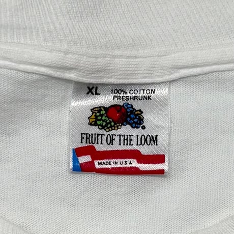 7UP 1990 THE COOLEST SPOT IN CANSAS CITY WHITE FRUIT OF THE LOOM XL 4296