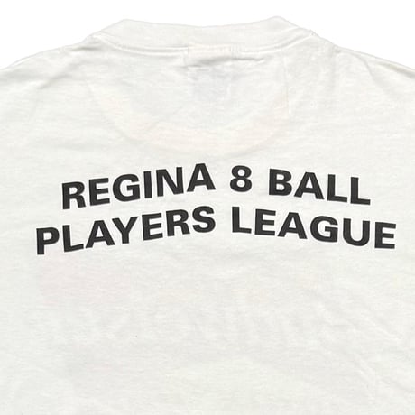 Budweiser BREWED IN CANADA LOGO REGINA 8 BALL PLAYERS LEAGUE WHITE Stedman by Hanes 5871