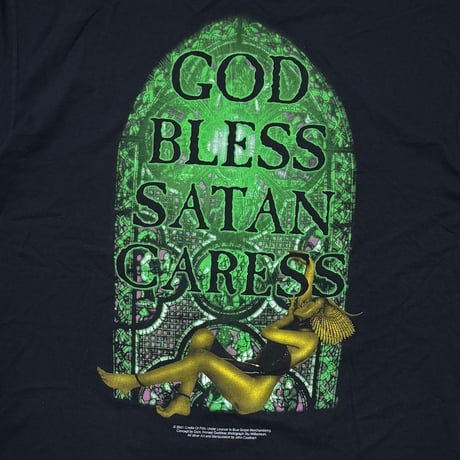 CRADLE OF FILTH GOD BLESS SATAN CARESS LS FRUIT OF THE LOOM XL 7878