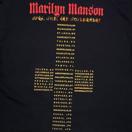 MARILYN MANSON HOLY WOOD giant LARGE 8208