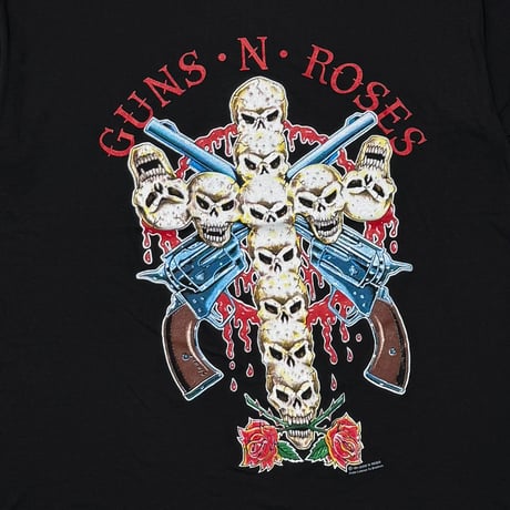 GUNS N’ ROSES SKULL CROSS GUN USE YOUR ILLUSION EURO XL 5715