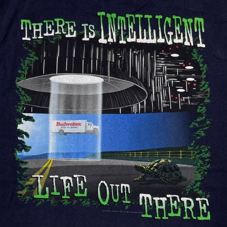 Budweiser UFO THERE IS INTELLIGENT LIFE OUT THERE NAVY WILD OATS LARGE 9877