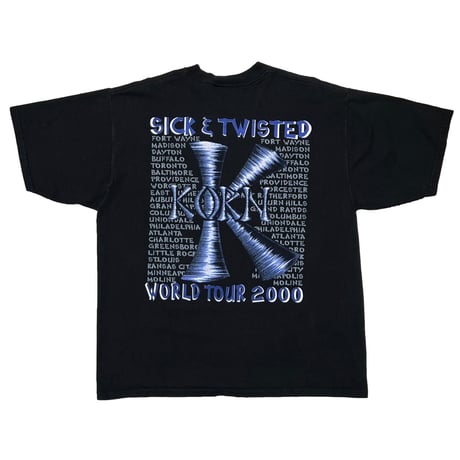 KORN ISSUES SICK & TWISTED WORLD TOUR 2000 BOOTLEG XL 9313