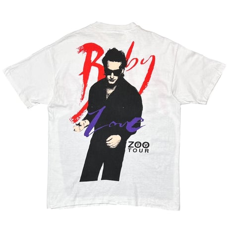 U2 1991 ZOO WHITE HANES LARGE 5277