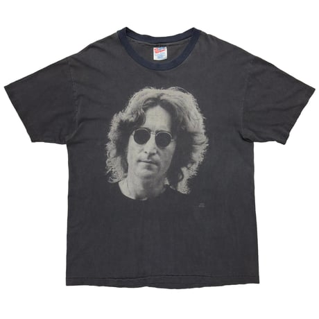 John Lennon 1994 MONOCHROME FACE Hanes LARGE 8902