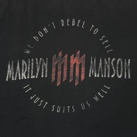 MARILYN MANSON THE BRIGHT YOUNG THINGS FRUIT OF THE LOOM XL 0138