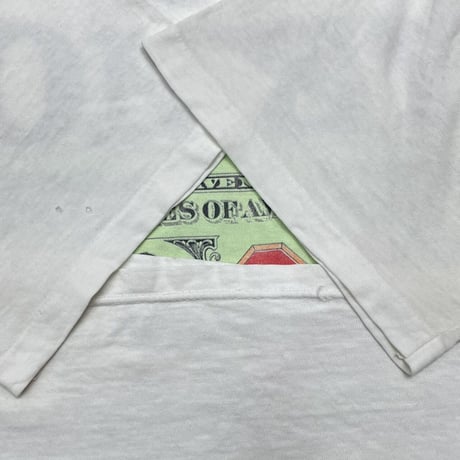 AC/DC 1990 MONEY TALKS WORLD TOUR 1990/91 WHITE FITS XL 0612
