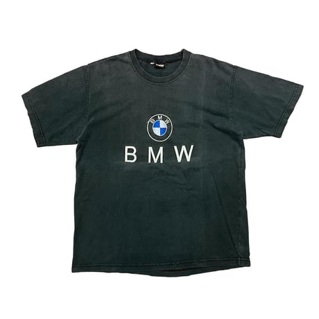 BMW OFFICIAL EMBROIDERY LOGO TEE BLACK FIT LIKE LARGE 6843