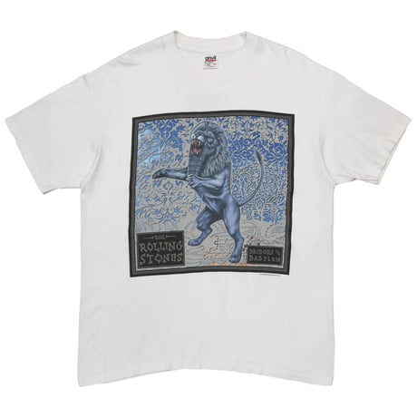 ROLLING STONES BRIDGES TO BABYLON WORLD TOUR 1997 WHITE anvil XL 39533