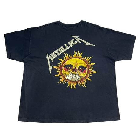 METALLICA SUMMER SHIT PUSHEAD FLAME SKULL GIANT BY TEE JAYS  XXL 8401
