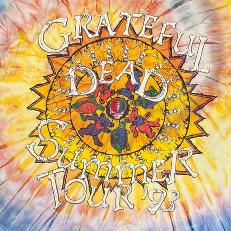 GRATEFUL DEAD 1993 SUMMER TOUR TIE DYE SHORT HILLS XL 2237