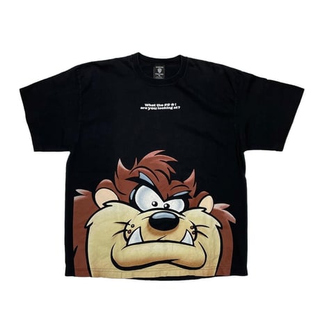 LOONEY TUNES TAZMANIAN DEVIL BIG FACE TEE BLACK XL 6876