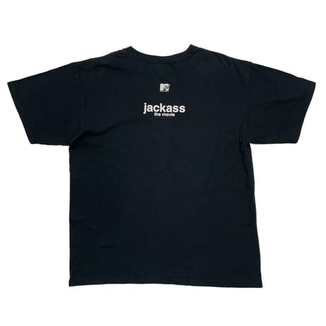 JACKASS THE MOVIE WARNING TEE ANVIL LARGE