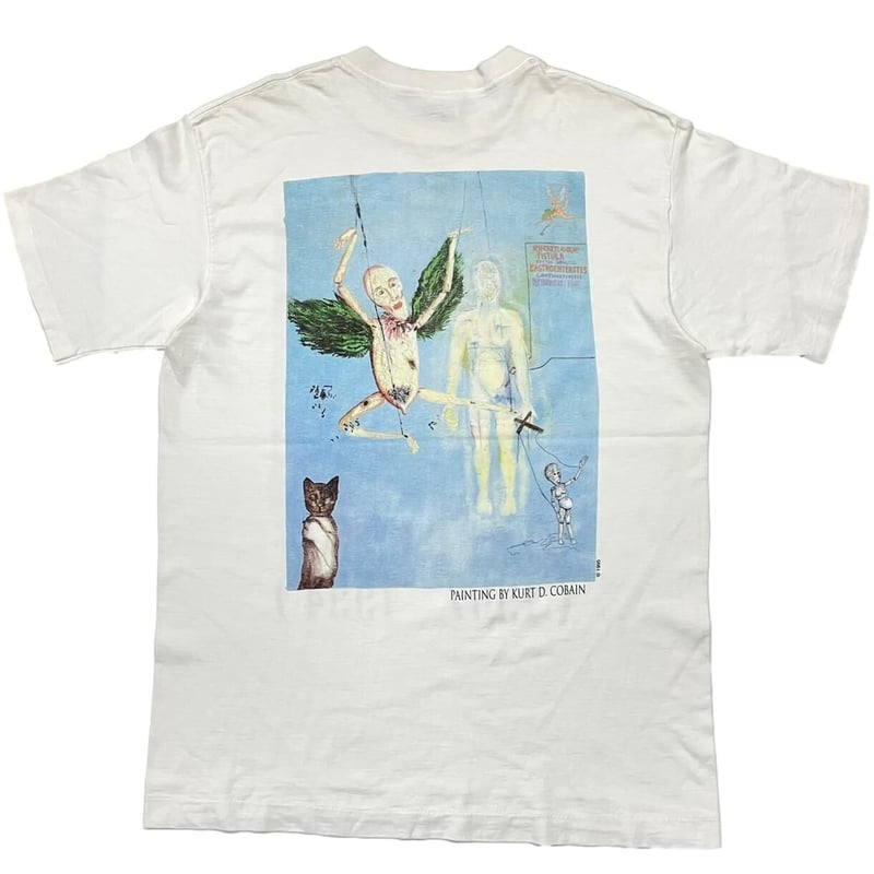 NIRVANA  COBAIN Memorial tシャツ ヴィンテージ 90's NIRVANA Kurt Cobain Memorial Tシャツ - メルカリ