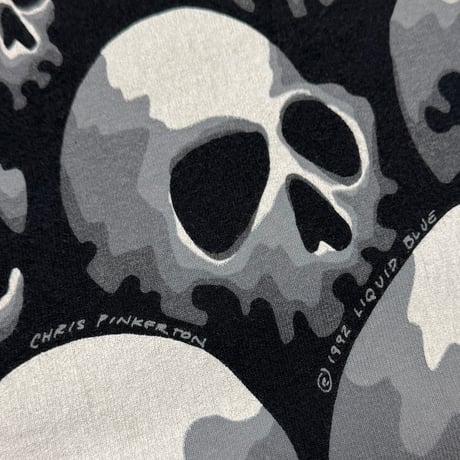 OLD&VINTAGE 1992 SON OF SKULLS OVP LIQUID BLUE LARGE 4503