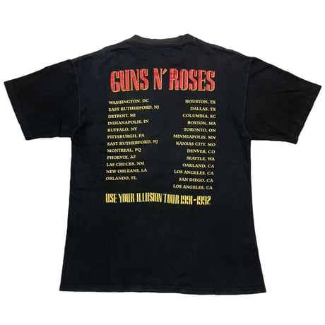 GUNS N' ROSES USE YOUR ILLUSION TOUR 91-92 BROCKUM LARGE 9807
