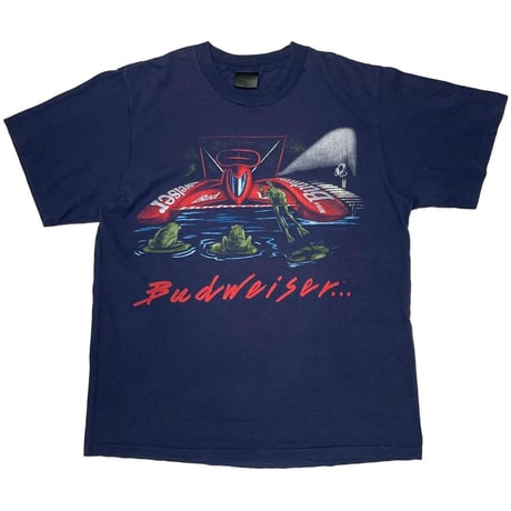 Budweiser FROGS 1996 RIDE THE BOAT THIS BUD'S FOR YOU NAVY CHANGES XL 1600