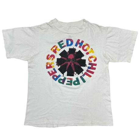 RED HOT CHILI PEPPERS POSITIVE MENTAL OCTOPUS TOUR WHITE FITS LARGE 1762