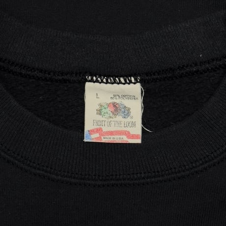 GUNS N' ROSES 1991 USE YOUR ILLUSION DOUBLE SIDE CREWNECK SWEAT FRUIT OF THE LOOM LARGE 2316