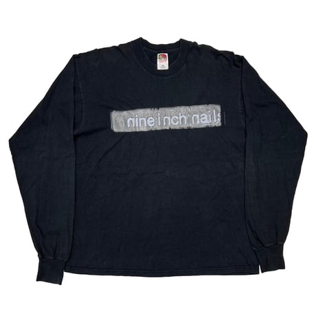 NINE INCH NAILS 1998 LOGO LS FRUIT OF THE LOOM XL 8969