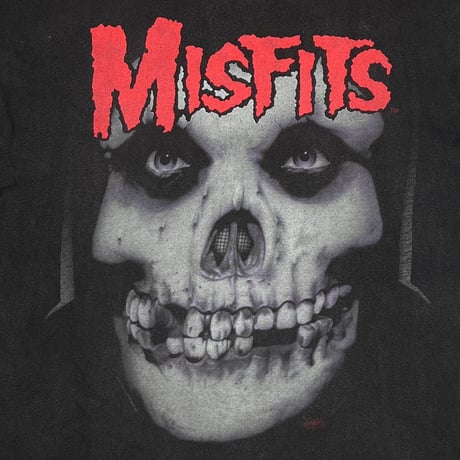 MISFITS HUGE SKULL RED TEXT DOUBLE SIDE WILD OATS XL 2331