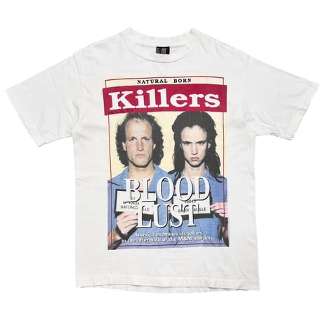 [MORE SALE] NATURAL BORN KILLERS 1994 BLOOD LUST MOVIE PROMO WHITE GIANT LARGE 6964